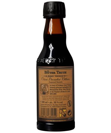 The Bitter Truth Jerry Thomas Own Decanter 200ml - Premium 6.76oz Glass Bottle - Buy Online on GoSupps.com