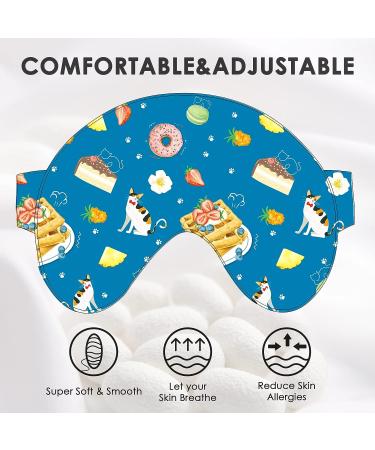 FRESHME Mulberry Silk Sleep Mask - 100% Light Blocking Eye Cover for Men and Women | Comfortable & Soft Blindfold for Travel, Airplane, Nap, Yoga | Relaxation Eye Shade - Buy Online on GoSupps.com