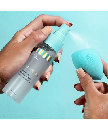 Real Techniques Airblend Beauty Makeup Sponge - Blue Matte Blender for Foundation & Cream Products - Medium to Full Coverage, Blends & Mattifies - 1 Count - Buy Online on GoSupps.com