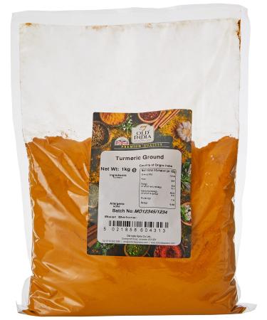 Old India Turmeric Ground 1kg 1 kg (Pack of 1)