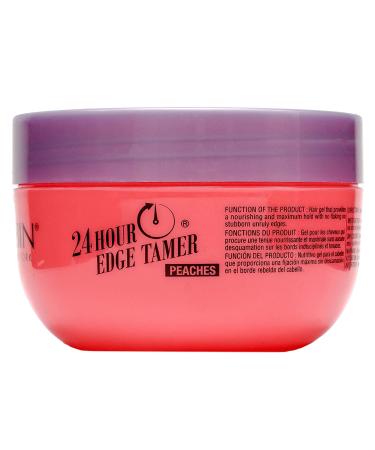 24 Hour Edge Tamer Refresh - Extreme Firm Hold Styling Gel for All Hair Types | No Flaking High Shine Long Lasting (8.25oz/250ml Peaches - Buy Online on GoSupps.com