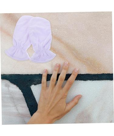 Ipetboom 1 Pair Hand Mask Care Household Wax Insulation Flannel White - Buy Online on GoSupps.com