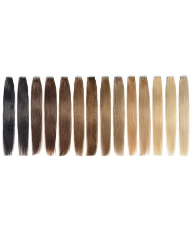 Invisible Tape In Extensions | Real Hair Salon Quality | 10 Pieces 45cm Light Blonde #60 | International Shipping - Buy Online on GoSupps.com