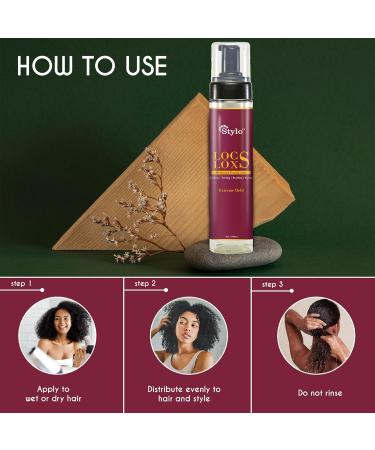 Stylo Locs Moisturizing Foaming Lotion 8oz - Extreme Hold & Moisture for Perfect Locs | International Shipping Available - Buy Online on GoSupps.com