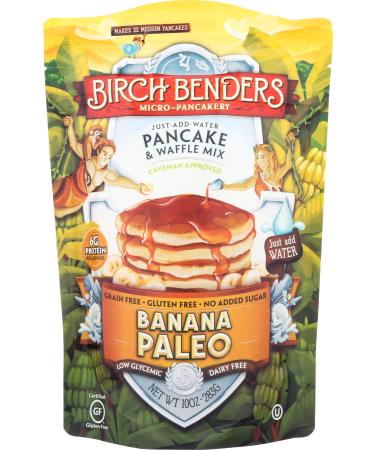 Birch Benders, Banana Paleo Pancake & Waffle Mix, 10 oz