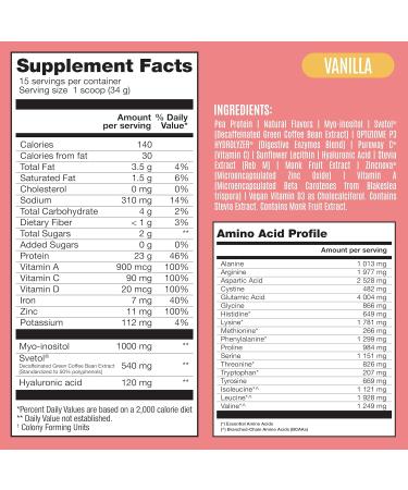 BIRDMAN Fitmingo Vegan Protein Powder | 23g Low Carb Dairy Free Vanilla Protein with Inositol & Collagen Boosters | 15 Servings - Buy Online on GoSupps.com