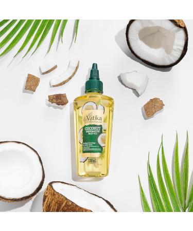 Vatika Afro Naturals Coconut Restorative Hair Oil - 100ml | Provides Strength & Nourishment | Boost Hair Health & Control Frizz - Buy Online on GoSupps.com