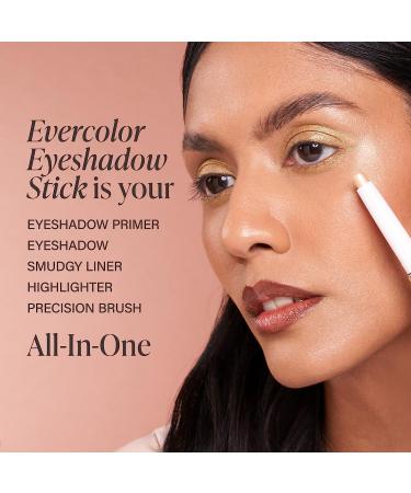 Mally Beauty Evercolor Eyeshadow Stick - Shimmering Mauve Shimmer | Waterproof, Crease-Proof Formula | Cream Shadow Stick | Buildable Color - 20 Shimmering Mauve Shimmer - Buy Online on GoSupps.com