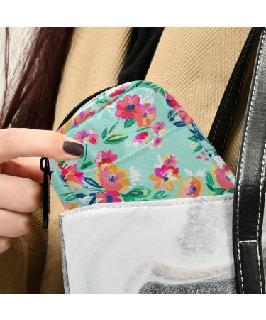 Naanle Watercolor Spring Flowers Pill Box | 7-Day Travel Pill Organizer with Zipper | Portable Compact Case for Supplements & Vitamins - Buy Online on GoSupps.com