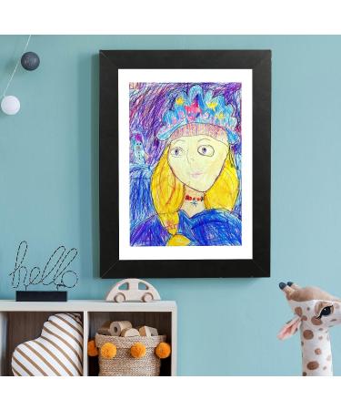 Sank Kids Art Frame: Front Opening Changeable Picture Display for DIN A4 Art Storage - Black 1 Pack - Buy Online on GoSupps.com
