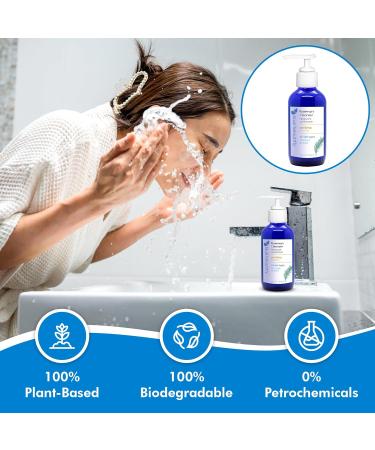 Blue Beautifly Rosemary Cleanser | Clarifies Pores Removes Dirt & Makeup | Sulfate-Free Plant-Based Hypoallergenic | 4 fl oz - International Shipping Available - Buy Online on GoSupps.com