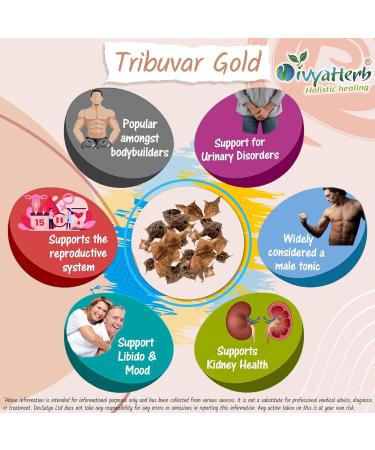 Tribuvar Gold Powder (Gokhru-Gokshura) - Natural Testosterone Booster - Buy Online on GoSupps.com