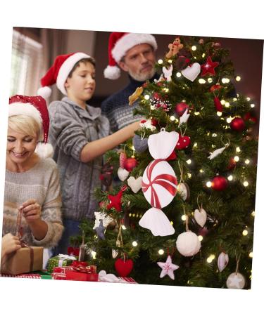 Alipis 1pc Christmas Tree Xmas Tree Hanging Candy Chic Xmas Pendants Accessories Decorative Ball Painted - Buy Online on GoSupps.com