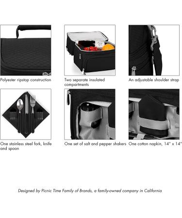 PICNIC TIME Navy New England Patriots Pranzo Lunch Tote - Officially Licensed NFL Lunch Bag - Buy Online on GoSupps.com