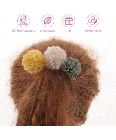 LALAFINA 3 Pairs Hairpin Flower Girls Bridal Hair Face Stencils Bun Bobby Flower Hair Barrettes Kids Tiara Hair Pin Kids Hair Clips Hair Accessories Bride Decorate Metal Prom - Buy Online on GoSupps.com