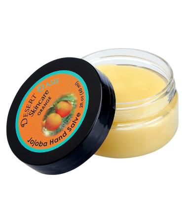 Orange Hand Salve with over 50% Jojoba Oil plus 2 Organic Orange Lip Balms with over 70% Jojoba Oil. 100% Natural. By Desert Oasis Skincare (1 fl oz/29 ml) - Buy Online on GoSupps.com