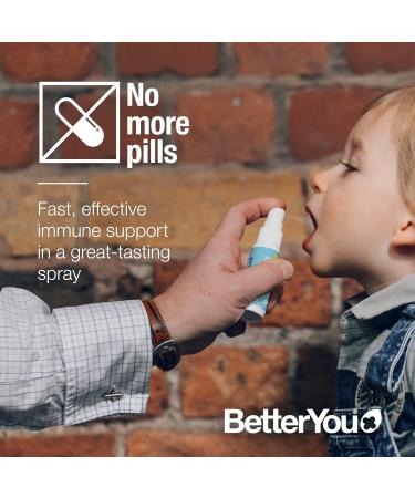 BetterYou Vitamin D 400 IU Infant Oral Spray | Pill-Free D3 Supplement for Kids Under 3 | Gentle UK-Made Formula | 3-Month Supply - Buy Online on GoSupps.com
