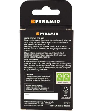 Mosi-Off Pyramid Insect Repellent Bands - Long-lasting Protection - Buy Online on GoSupps.com