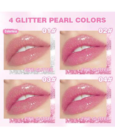 2 Pack Glimmer Crystal Jelly Lipstick - Magic PH Color Changing Balm Moisturizing & Vegan - Long Lasting Tinted Lip Balm Set - Buy Online on GoSupps.com