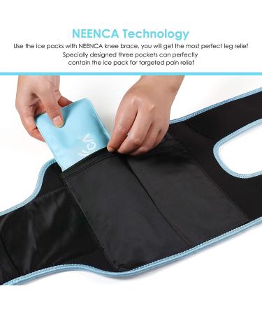 NEENCA Reusable Ice Pack (3 Packs, 4x9 Inches) - Hot & Cold Therapy for Swelling, Bruises, Injuries - Flexible Gel Packs for Instant Relief - Buy Online on GoSupps.com