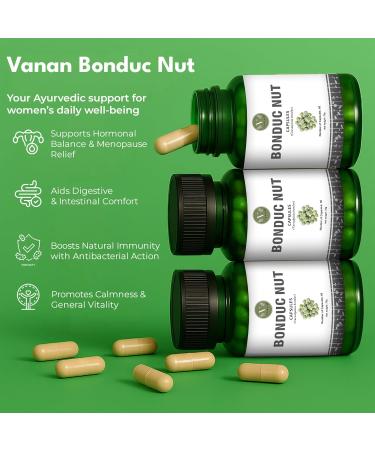 Apex Bonduc Nut Vanan Bonduc Nut 60 capsules 300 mg per capsule Vegan food supplement with Caesalpinia bonduc General wellbeing of women - Buy Online on GoSupps.com