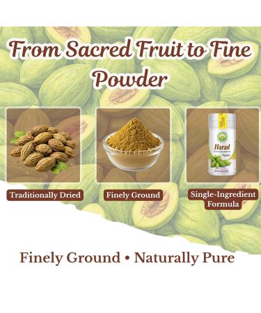 BASIC AYURVEDA Haritaki (Harad) Powder | 3.53 Oz (100g) | Supports Digestion & Daily Wellness | Pure Ayurvedic Herbal Powder | No Added Colors & Flavors | Non-GMO Gluten-Free & Vegan - Buy Online on GoSupps.com