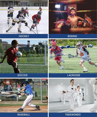 RAYSHARP Youth Athletic Cup - Soft Foam Protective Boys Cup, Ages 7-12, Baseball, Football, Lacrosse, Hockey, MMA - Blue - Buy Online on GoSupps.com