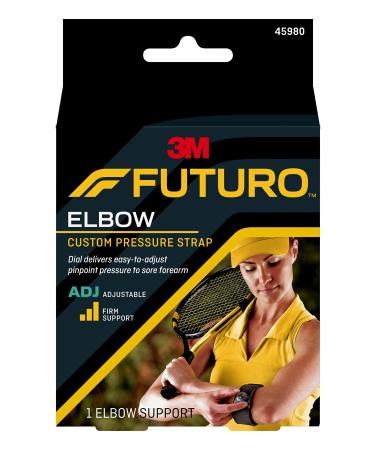 FUTURO Custom Pressure Elbow Strap, Adjustable Custom Pressure Strap