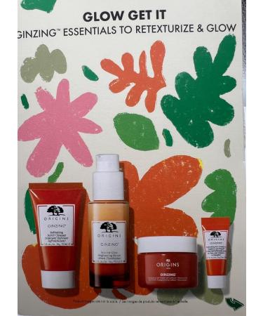 Origins Plenty of Glow Ginzing Essentials Set - Boost Glow & Retexturize | International Shipping Available - Buy Online on GoSupps.com