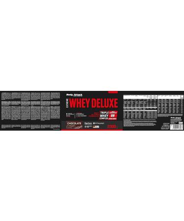 Body Attack Extreme Whey Deluxe Chocolate 2x2.3kg | Premium Protein Powder with Amino Acids | CFM Whey Isolates | Low-Fat & Highly Soluble | Cologne List Approved - Buy Online on GoSupps.com