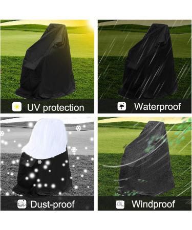 Wheelchair Cover | Mobility Scooter Cover Wheelchair Dust Cover | Waterproof Wheelchair Protection Cover | Wheelchair & Scooter Storage Protective Cover (115x75x130cm Black) 115x75x130cm Black - Buy Online on GoSupps.com