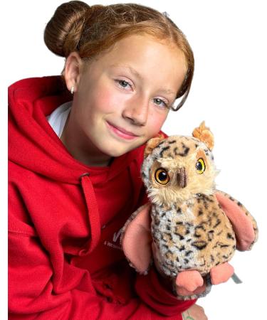 Deluxe Paws Plush Eco Toy - Cuddly Owl | 100% Recycled Materials - Buy Online on GoSupps.com