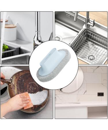 Fovolat Non-Scratch Scrub Sponges Non Scratch Sponges Multi-Use Cleaning - Long Lasting Dishwashing Household Cleaning Sponges for Cookware Ceramic Tile Blue - Buy Online on GoSupps.com