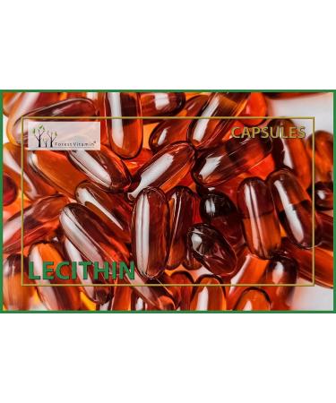 Forest Vitamin Lecithin 1200mg - 100 Soy Lecithin Capsules for Enhanced Memory & Concentration - International Shipping - Buy Online on GoSupps.com