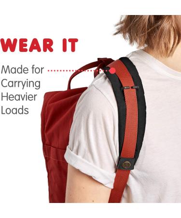 Fjallraven K nken Shoulder Pads - Unisex Accessory Bags & Backpacks for Adults - 32 cm Black | International Shipping Available - Buy Online on GoSupps.com