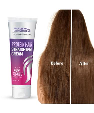 Hair Straightener Cream  Silk and Gloss Hair Straightening Cream  Hair Protein Treatment for Smooth and Nourishing Hair for Dry Hair hair Gloss Treatment for Curly Hair
