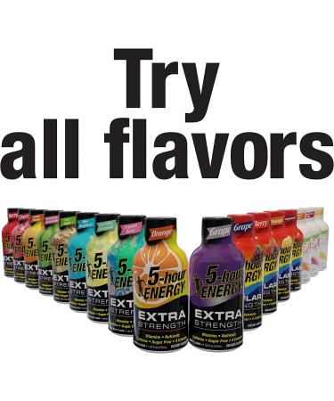 5-hour ENERGY Shot Extra Strength Sour Apple - 1.93 oz - Buy Online on GoSupps.com
