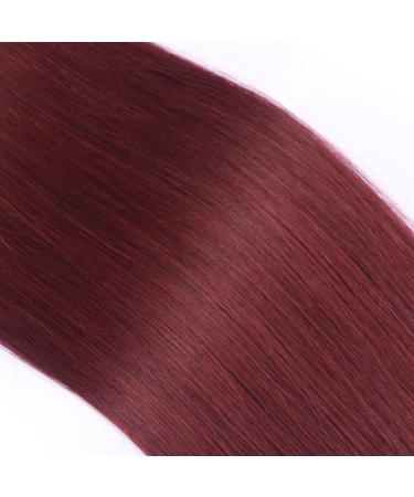 Keratin Bonding Hair Extensions - #99 Light Brown Violet Mahogany - 70cm - 50 Strands - 100% Real Hair U-Tip by Novon - High Quality - Buy Online on GoSupps.com