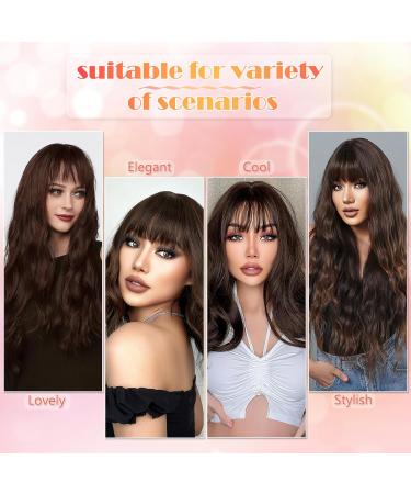 Hair Toppers for Thinning Hair Bangs Hair Clip in Extensions Top Hair Pieces French Hair Bangs Fringe Hair Extension One Piece Clip on Front Bangs Hairpiece Forehead Topper for Girls Women Dark Brown - Buy Online on GoSupps.com