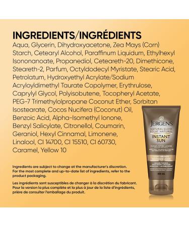 Jergens Natural Glow Instant Sun Sunless Tanning Moisturizer + Bronzer Light Bronze (180 mL) (Packaging May Vary) - Buy Online on GoSupps.com