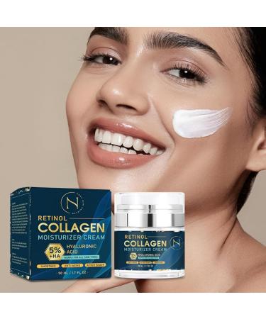 NEYDIAH Collagen Anti-Aging Retinol Face Moisturizer | Wrinkle Reducing Collagen Cream for Men & Women | 3.4 oz Day & Night Hydration - Buy Online on GoSupps.com