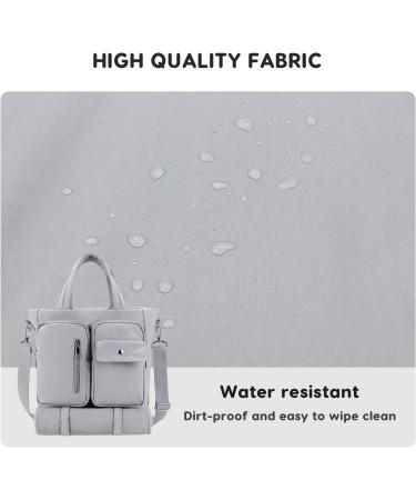 SONARIN Large Capacity Waterproof Baby Nappy Changing Tote Bag with Changing Mat - Grey - Buy Online on GoSupps.com