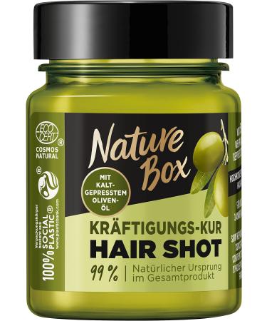 Nature Box Strengthening Treatment Hair Shot Olive Oil 60 ml