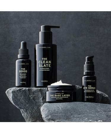 Caldera + Lab Men s Anti-Aging Skincare Kit The Regimen Rich + Eye Defense: Cleanser Moisturizer Night Serum & Eye Serum for Firmer Smoother Hydrated Skin | Clean Ingredients - Buy Online on GoSupps.com