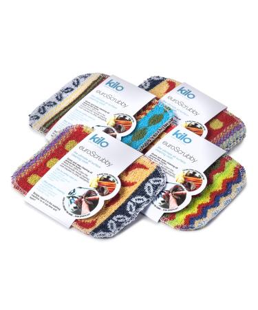 Kilo LSET20 Non-Scratch Scourer Purpose Environmentally Friendly Scrubby Multi Colour Set of 4 One Size 17x13cm Set of 4 - Buy Online on GoSupps.com