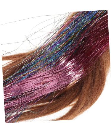 FRCOLOR 4 Sets Hair Extensions Hair Extensions Clips Hair Tinsel Hair Accessories for Women Crochet Sets Hair Tinsel Kit Hair Tinsel Strands Braid Hair Tinsel Tinsel - Buy Online on GoSupps.com
