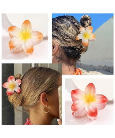 Midodo Colorful Flower Hair Clips - 4 Pack Slip-Resistant Accessories for Thick & Thin Hair - Perfect for Women & Girls - Buy Online on GoSupps.com