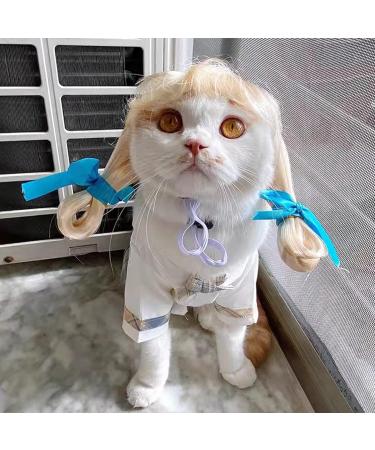 Buy Funny Dog & Cat Role Play Wigs | Halloween Christmas & Party Costumes for All Pets - Buy Online on GoSupps.com