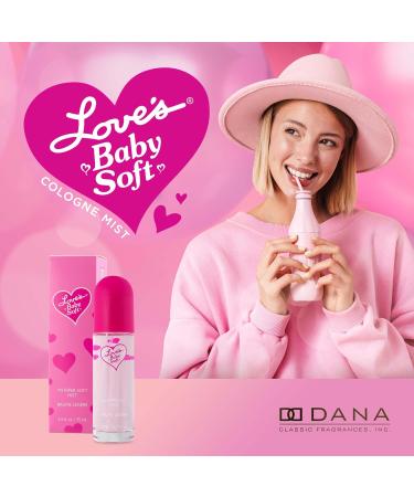 Dana Love's Baby Soft Whisper Soft Mist 2.5 FL OZ / 75 ml Womens Body Spray Whisper Soft (2.5 Fl Oz) - Buy Online on GoSupps.com