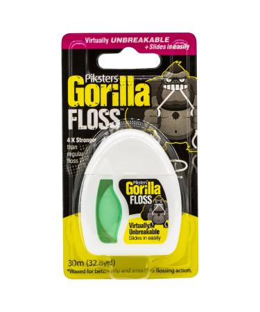Piksters Gorilla dental floss extra strong fine thread 30 m - Buy Online on GoSupps.com